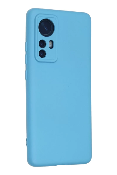 Xiaomi Mi 12 Kılıf Nano içi Kadife Silikon - Mavi