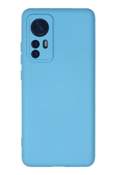 Xiaomi Mi 12 Kılıf Nano içi Kadife Silikon - Mavi