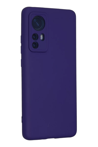 Xiaomi Mi 12 Kılıf Nano içi Kadife Silikon - Mor
