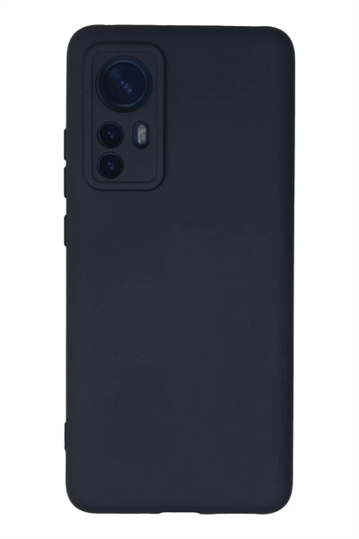 Xiaomi Mi 12 Kılıf Nano içi Kadife Silikon - Lacivert