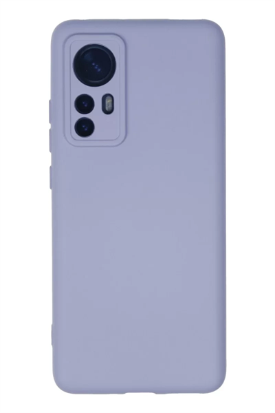 Xiaomi Mi 12 Kılıf Nano içi Kadife Silikon - Lila