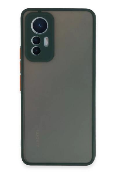Xiaomi Mi 12 Lite Kılıf Montreal Silikon Kapak - Yeşil