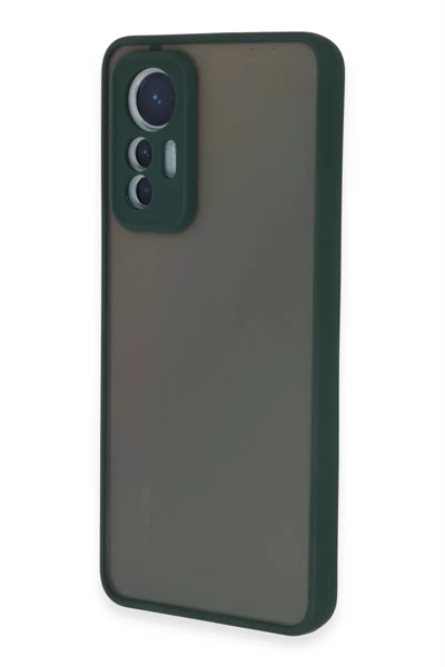 Xiaomi Mi 12 Lite Kılıf Montreal Silikon Kapak - Yeşil