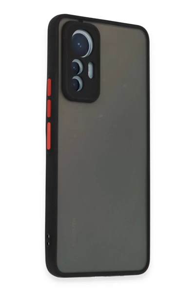 Xiaomi Mi 12 Lite Kılıf Montreal Silikon Kapak - Siyah