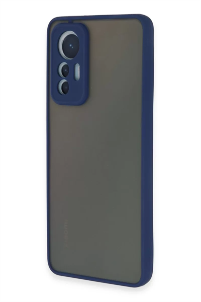 Xiaomi Mi 12 Lite Kılıf Montreal Silikon Kapak - Lacivert