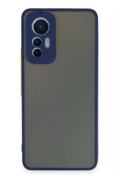 Xiaomi Mi 12 Lite Kılıf Montreal Silikon Kapak - Lacivert