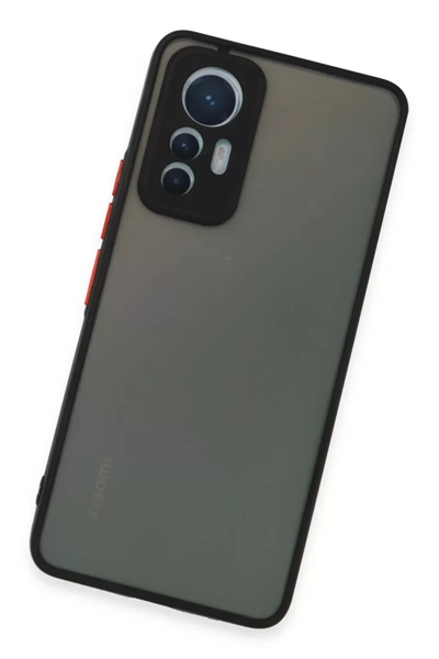 Xiaomi Mi 12 Lite Kılıf Montreal Silikon Kapak - Siyah