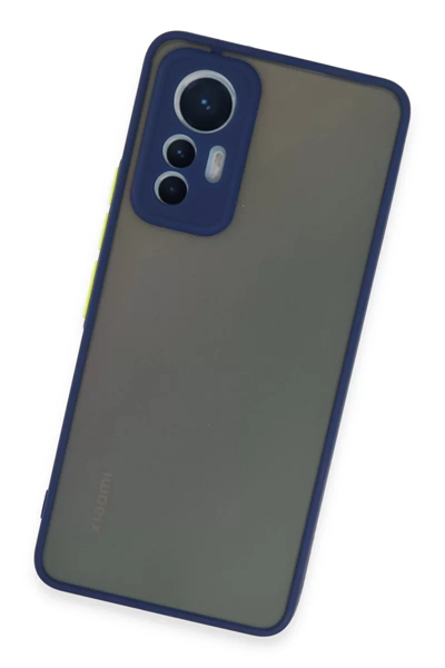 Xiaomi Mi 12 Lite Kılıf Montreal Silikon Kapak - Lacivert