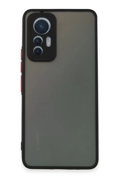 Xiaomi Mi 12 Lite Kılıf Montreal Silikon Kapak - Siyah