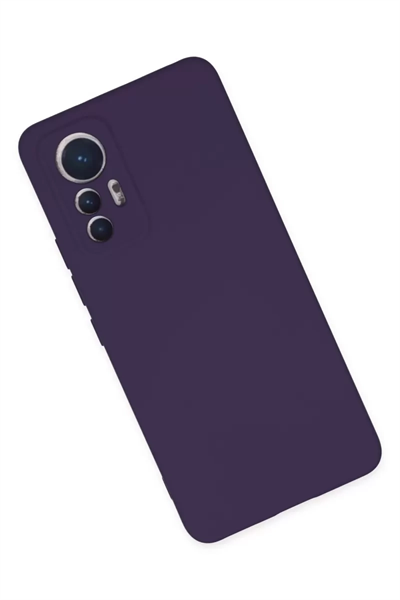 Xiaomi Mi 12 Lite Kılıf Nano içi Kadife Silikon - Mor