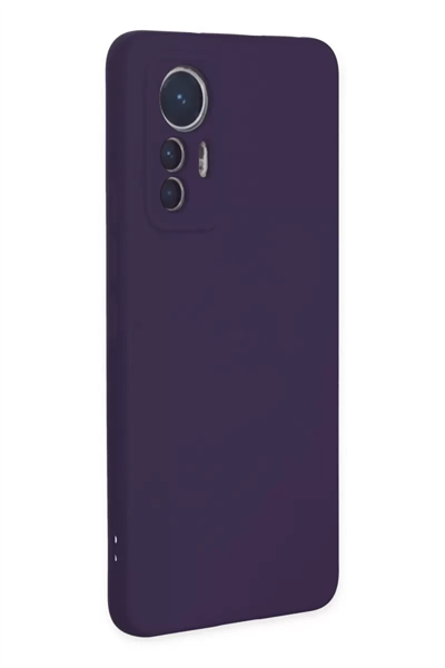 Xiaomi Mi 12 Lite Kılıf Nano içi Kadife Silikon - Mor