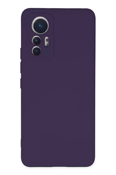 Xiaomi Mi 12 Lite Kılıf Nano içi Kadife Silikon - Mor