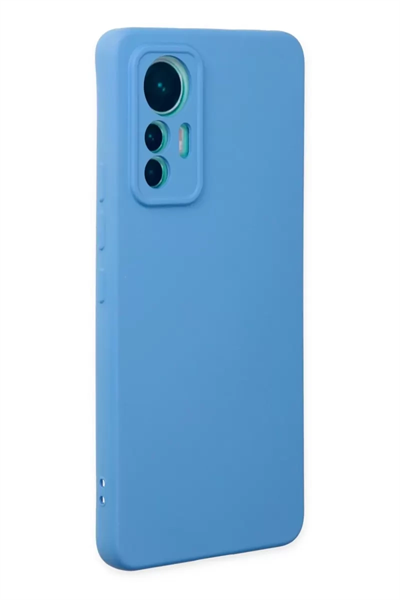 Xiaomi Mi 12 Lite Kılıf Nano içi Kadife Silikon - Mavi