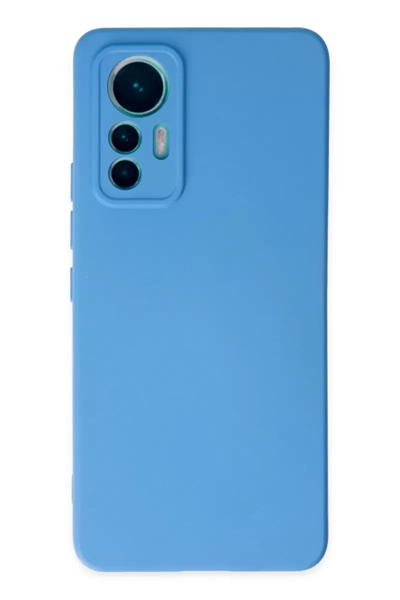 Xiaomi Mi 12 Lite Kılıf Nano içi Kadife Silikon - Mavi
