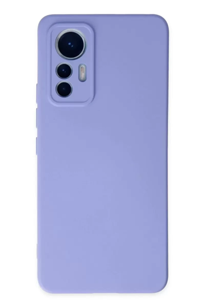 Xiaomi Mi 12 Lite Kılıf Nano içi Kadife Silikon - Lila