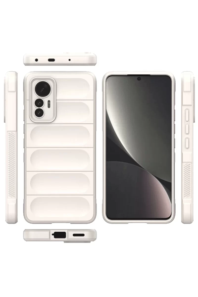 Xiaomi Mi 12 Lite Kılıf Optimum Silikon - Krem