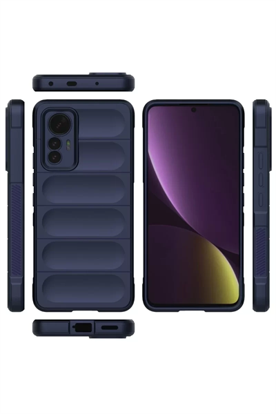 Xiaomi Mi 12 Lite Kılıf Optimum Silikon - Lacivert