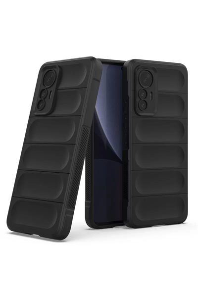 Xiaomi Mi 12 Lite Kılıf Optimum Silikon - Siyah