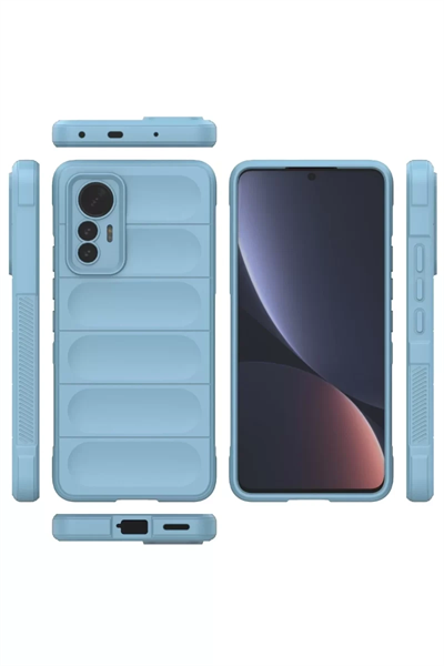 Xiaomi Mi 12 Lite Kılıf Optimum Silikon - Sky Blue
