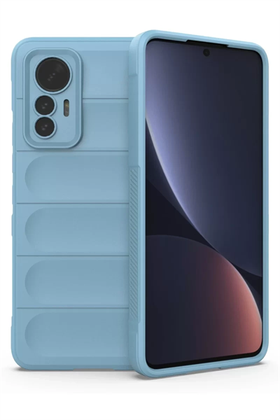 Xiaomi Mi 12 Lite Kılıf Optimum Silikon - Sky Blue