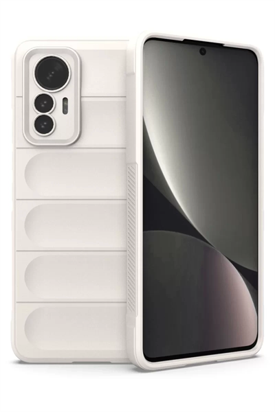 Xiaomi Mi 12 Lite Kılıf Optimum Silikon - Krem