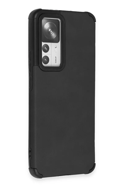 Xiaomi Mi 12T Kılıf Loop Deri Silikon - Siyah
