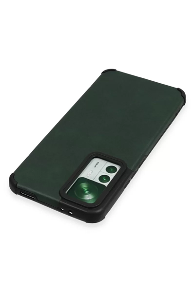 Xiaomi Mi 12T Kılıf Loop Deri Silikon - Yeşil