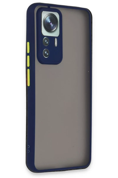 Xiaomi Mi 12T Pro Kılıf Montreal Silikon Kapak - Lacivert