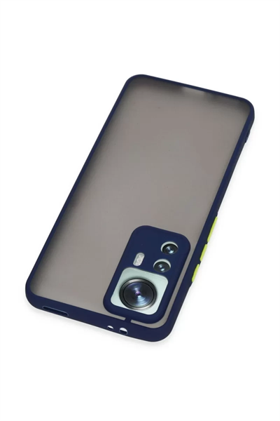 Xiaomi Mi 12T Pro Kılıf Montreal Silikon Kapak - Lacivert