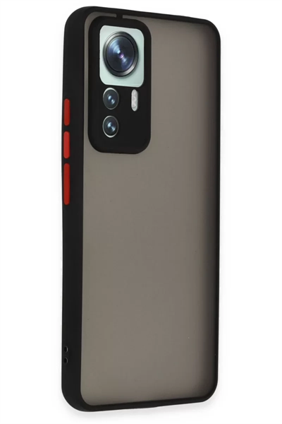 Xiaomi Mi 12T Pro Kılıf Montreal Silikon Kapak - Siyah