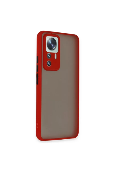 Xiaomi Mi 12T Pro Kılıf Montreal Silikon Kapak - Kırmızı