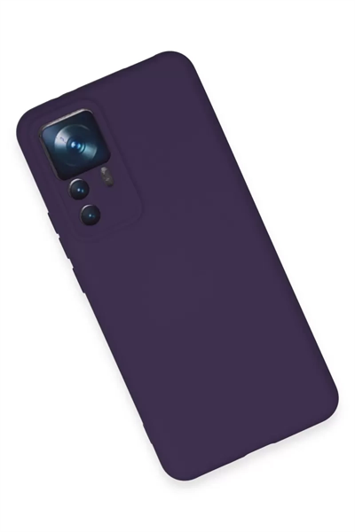 Xiaomi Mi 12T Pro Kılıf Nano içi Kadife Silikon - Mor