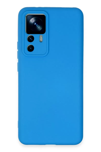 Xiaomi Mi 12T Pro Kılıf Nano içi Kadife Silikon - Mavi