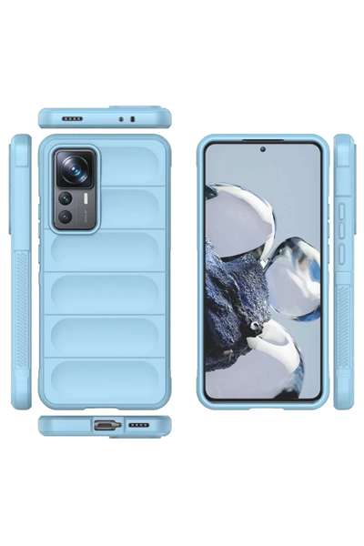 Xiaomi Mi 12T Pro Kılıf Optimum Silikon - Sky Blue