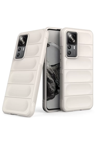 Xiaomi Mi 12T Pro Kılıf Optimum Silikon - Krem