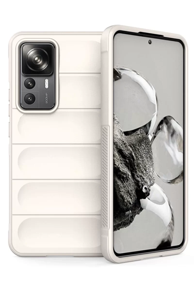 Xiaomi Mi 12T Pro Kılıf Optimum Silikon - Krem