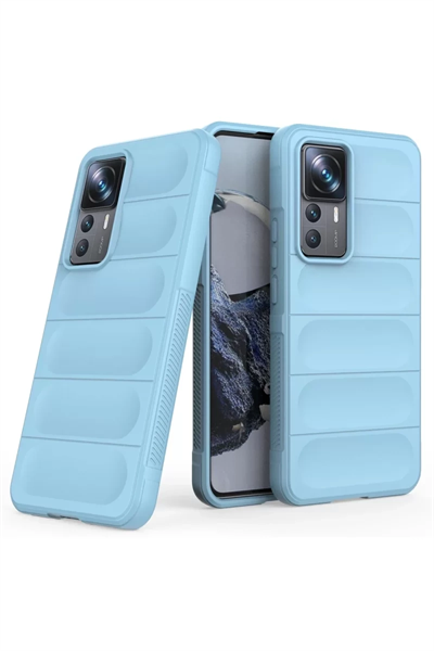 Xiaomi Mi 12T Pro Kılıf Optimum Silikon - Sky Blue