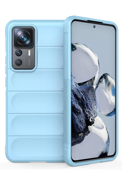 Xiaomi Mi 12T Pro Kılıf Optimum Silikon - Sky Blue