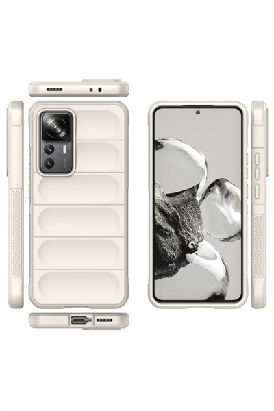 Xiaomi Mi 12T Pro Kılıf Optimum Silikon - Krem