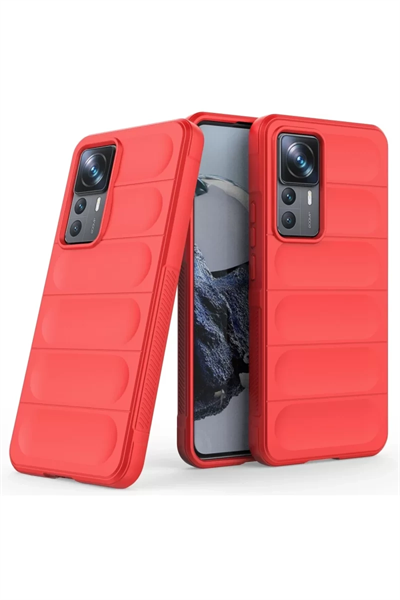 Xiaomi Mi 12T Pro Kılıf Optimum Silikon - Kırmızı