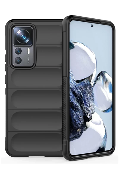 Xiaomi Mi 12T Pro Kılıf Optimum Silikon - Siyah