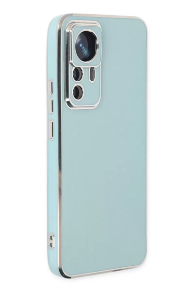 Xiaomi Mi 12T Pro Kılıf Volet Silikon - Açık Yeşil