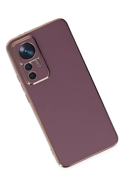 Xiaomi Mi 12T Pro Kılıf Volet Silikon - Mor