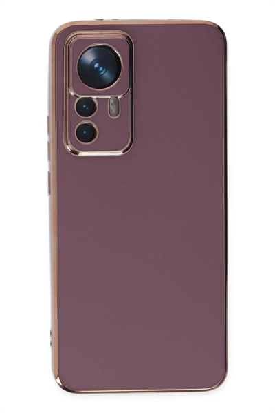 Xiaomi Mi 12T Pro Kılıf Volet Silikon - Mor