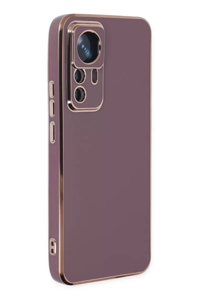 Xiaomi Mi 12T Pro Kılıf Volet Silikon - Mor