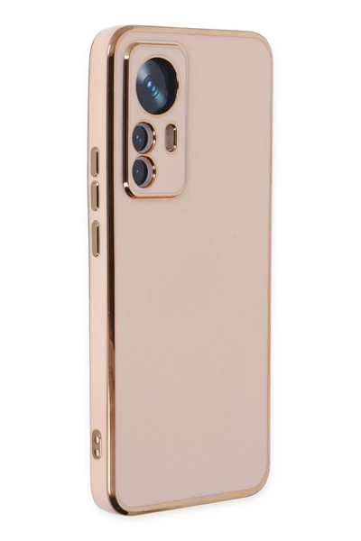 Xiaomi Mi 12T Pro Kılıf Volet Silikon - Pembe