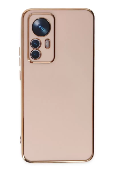 Xiaomi Mi 12T Pro Kılıf Volet Silikon - Pembe