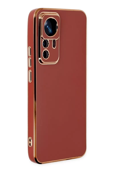 Xiaomi Mi 12T Pro Kılıf Volet Silikon - Kırmızı