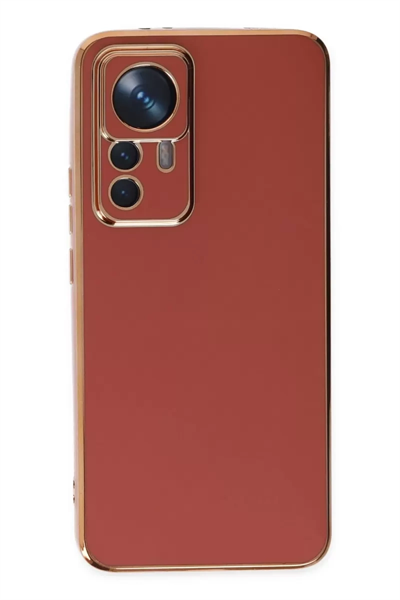 Xiaomi Mi 12T Pro Kılıf Volet Silikon - Kırmızı