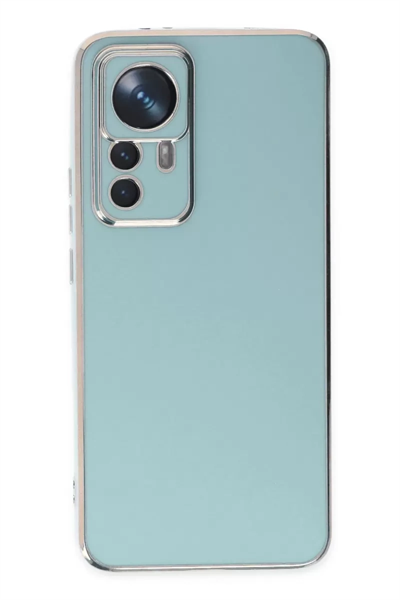 Xiaomi Mi 12T Pro Kılıf Volet Silikon - Açık Yeşil